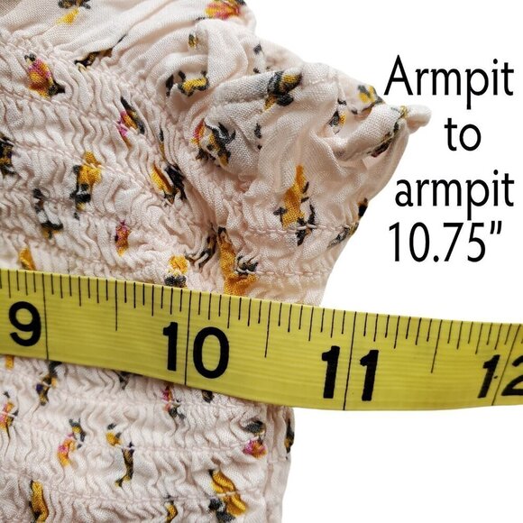 Free People Bella Smocked Slip Style Mini Dress Taylor Swift Size XS - Picture 10 of 12